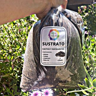 Sustrato de 3 Litros, para Cactus y Suculentas